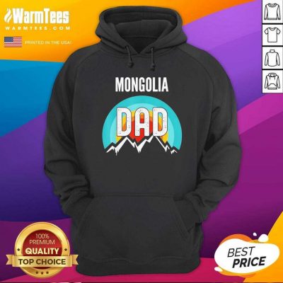 Mongolia Dad Fathers Day 2021 Hoodie