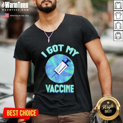 Good I Got My Vaccine Confident V-neck