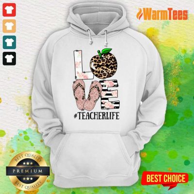 Love Apple Teacher Life Hoodie