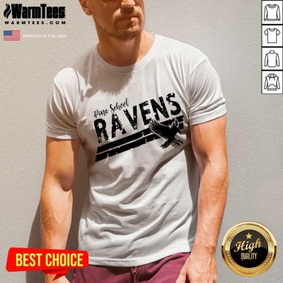 Premium Rine School Ravens Eagle V-neck