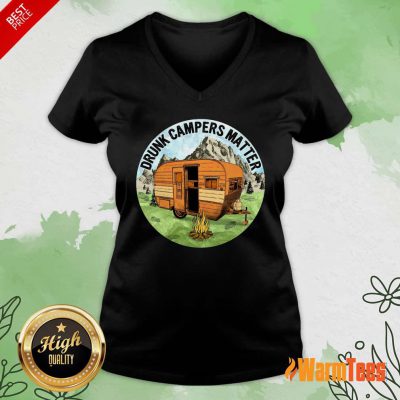 Drunk Campers Matter V-neck