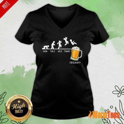 Monday Tuesday Friday Beer V-neck