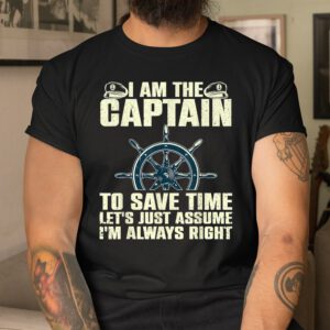 Cool Boat Captain Boating Pontoon Boat Owner Shirt