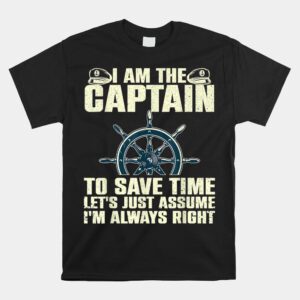 Cool Boat Captain Boating Pontoon Boat Owner Shirt