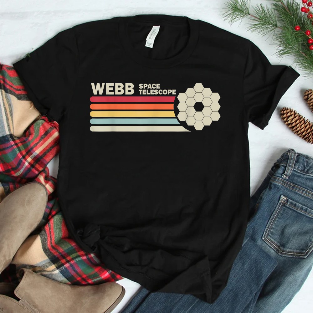 James Webb Space Telescope Retro Jwst Webb Telescope Shirt
