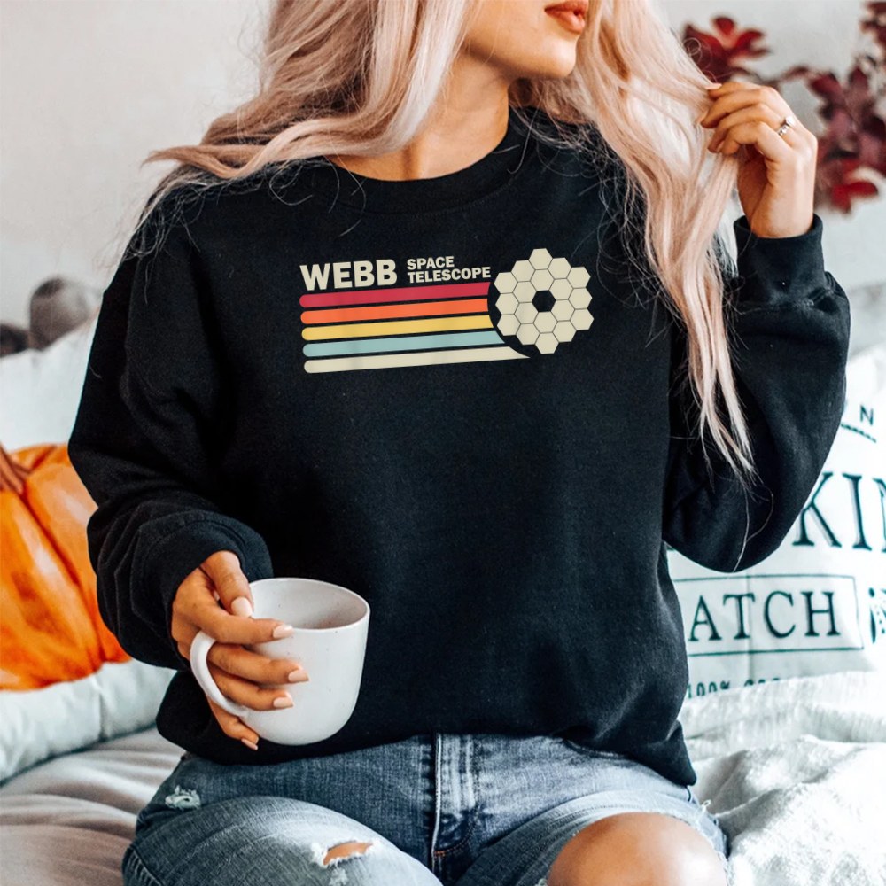 James Webb Space Telescope Retro Jwst Webb Telescope SweatShirt
