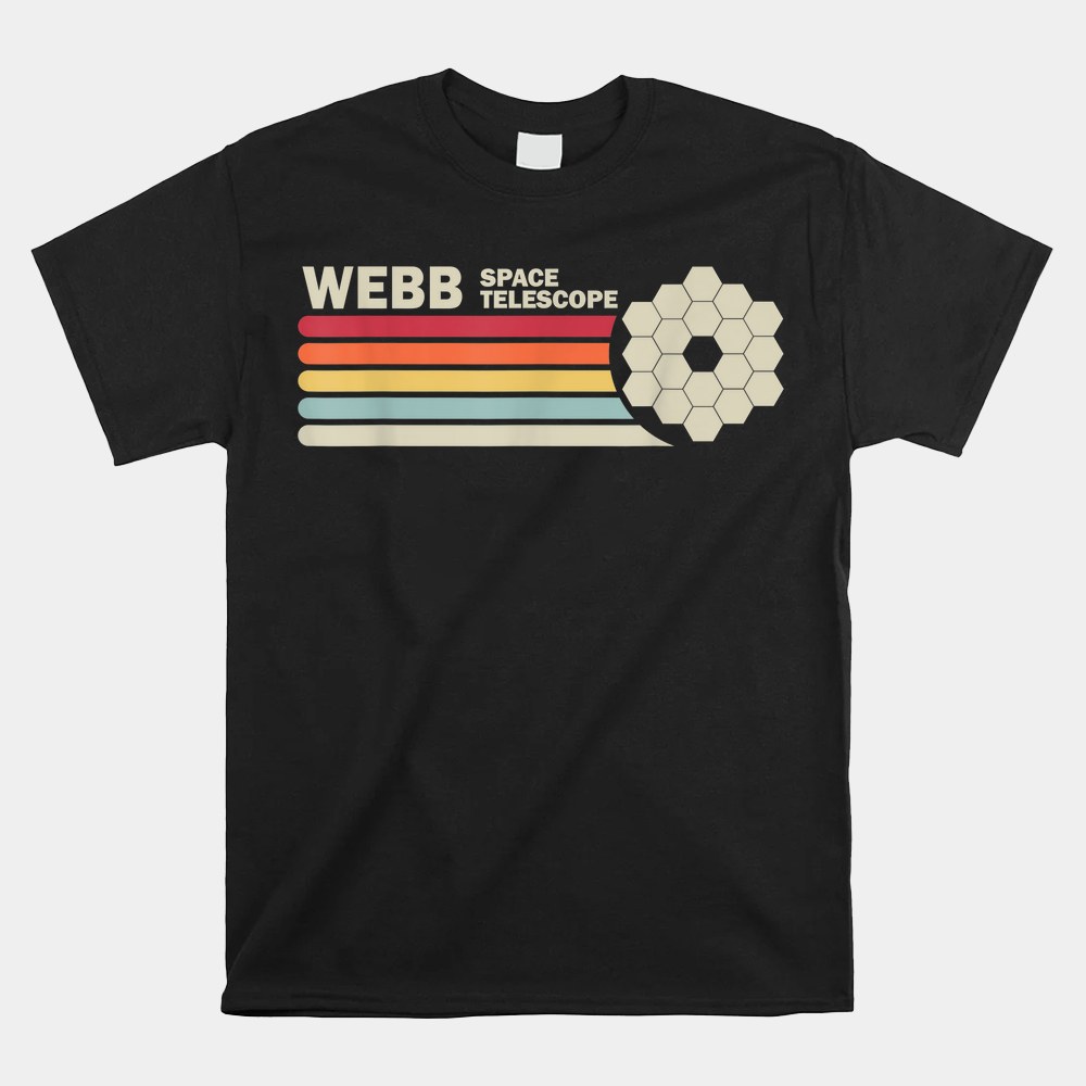 James Webb Space Telescope Retro Jwst Webb Telescope Shirt