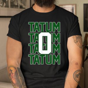 Tatum Who Wears Number 0 Green Is Incredibly Brilliant Shirt