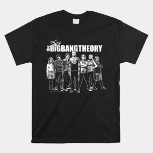 The Big Bang Theory Monochrome Group Shirt