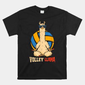 Volley Llama Sports Game Volleyball Shirt