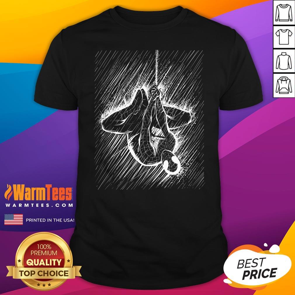 Awesome Spider Man In The Rain T-Shirt