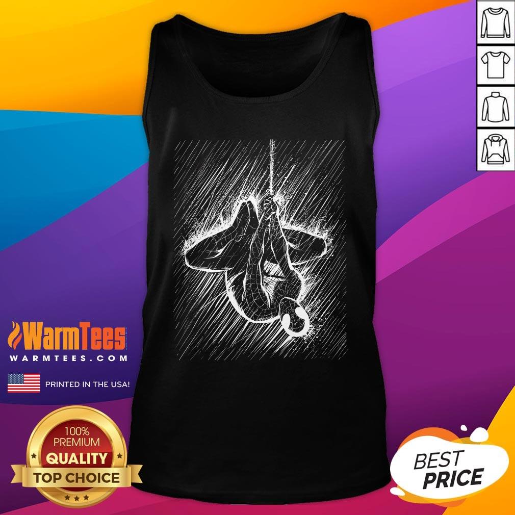 Awesome Spider Man In The Rain Tank-Top