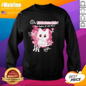 Cute MLB The Doubts Of The White Lucky Cat Sweatshirt