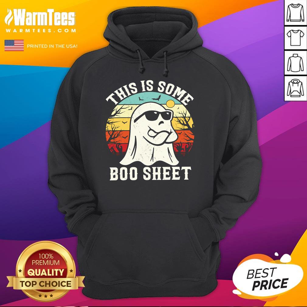 Cute This Is Some Boo Sheet Ghost Sunset Hoodie