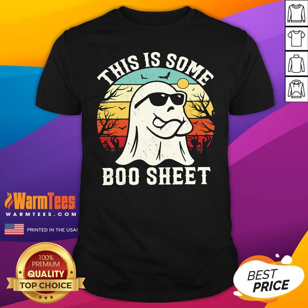 Cute This Is Some Boo Sheet Ghost Sunset T-Shirt