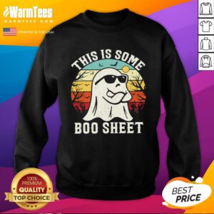 Cute This Is Some Boo Sheet Ghost Sunset Sweatshirt