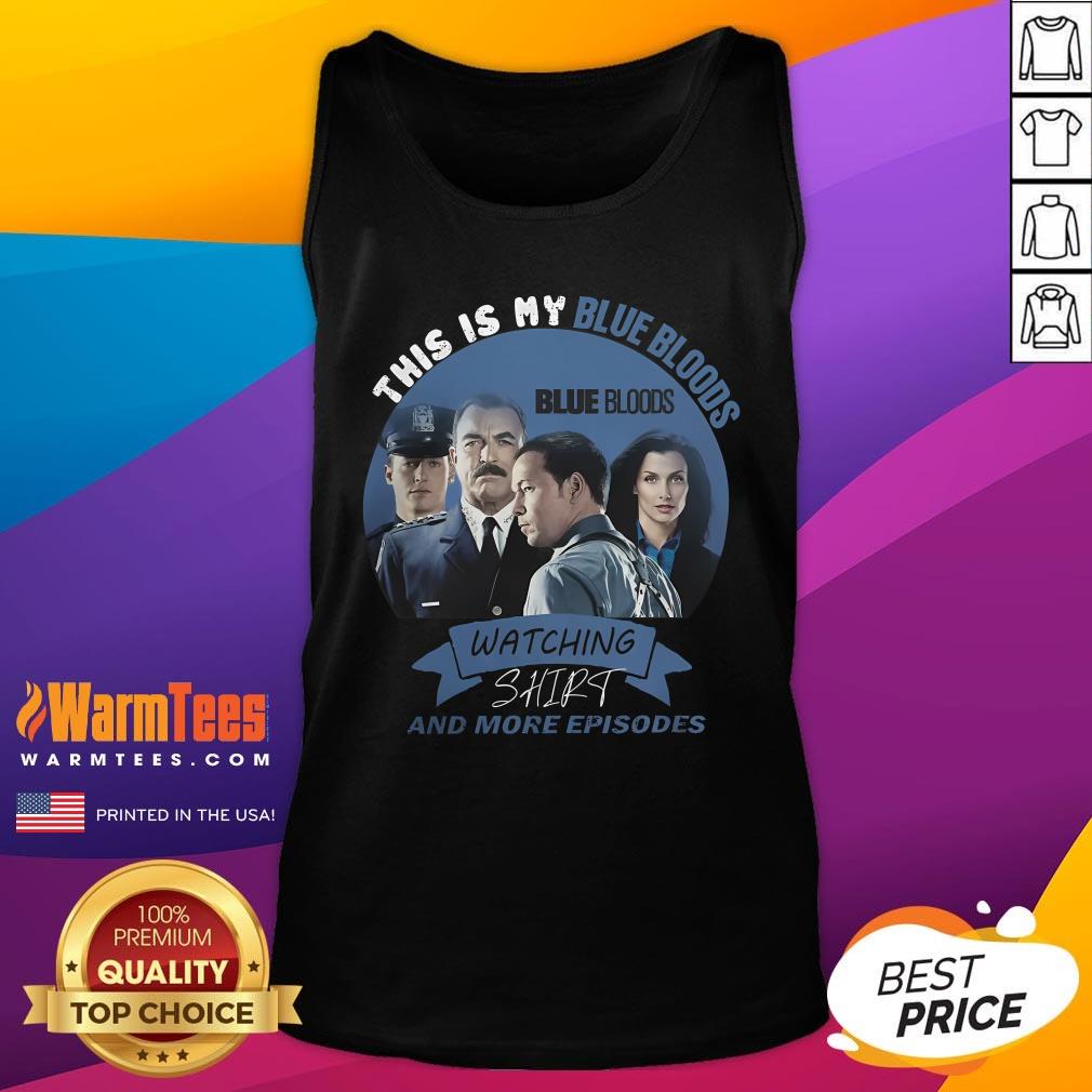 Nice This Is My Blue Bloods Tank-Top