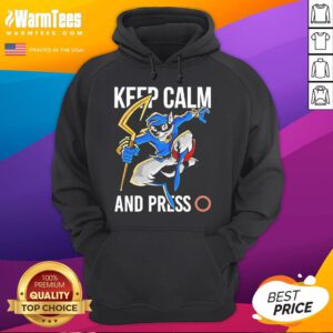 Official Sly Cooper Keep Calm And Press O Hoodie