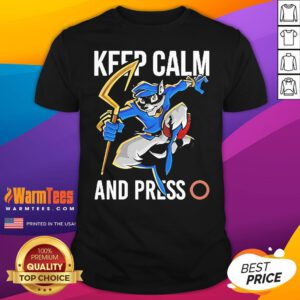 Official Sly Cooper Keep Calm And Press O T-Shirt