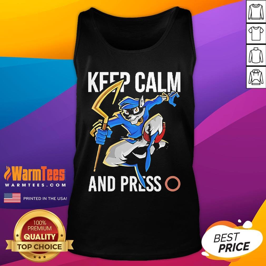Official Sly Cooper Keep Calm And Press O Tank-Top