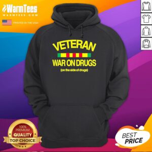 Official Veteran War On Drugs On The Side Of Drugs Hoodie