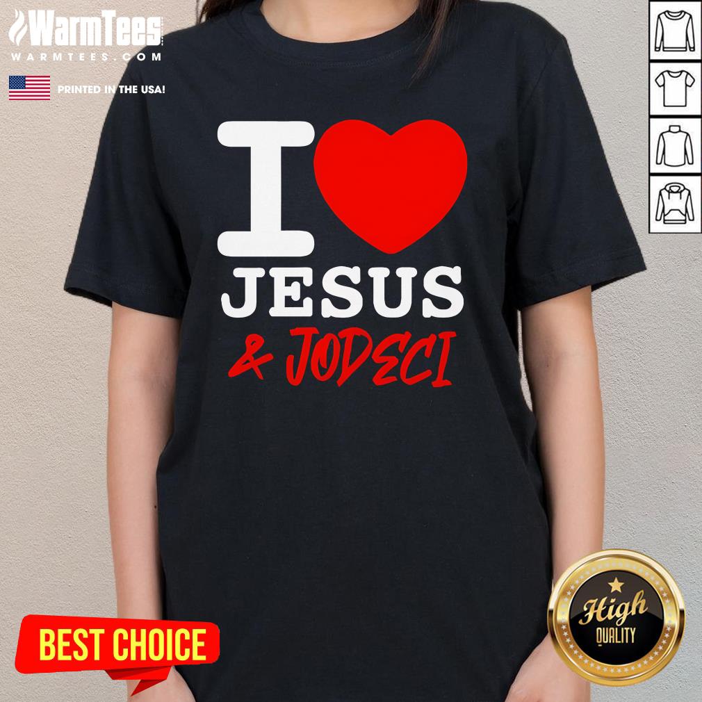 Original I Love Jesus And Jodeci Ladies-Tee