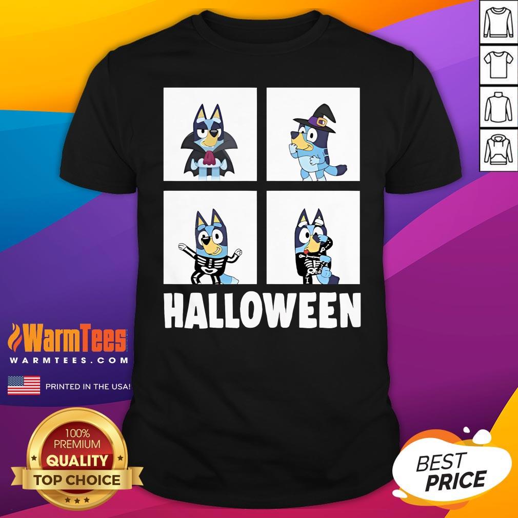 Pretty Halloween Bluey Dog T-Shirt