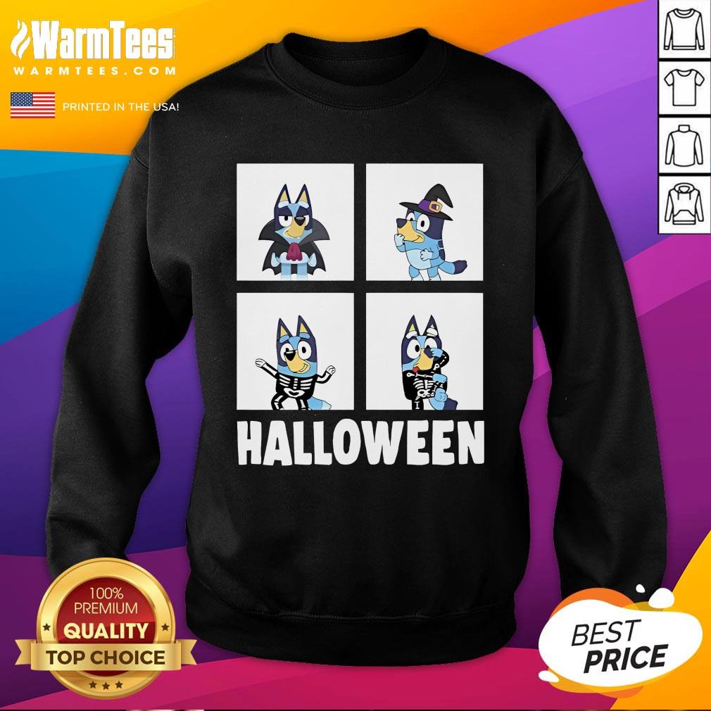 Pretty Halloween Bluey Dog Sweatshirt