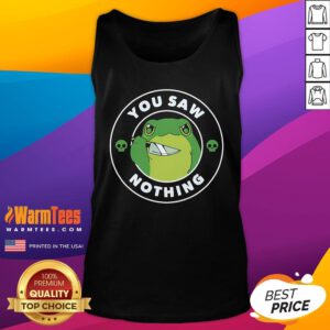 Pretty You Saw Nothing Frog Tank-Top