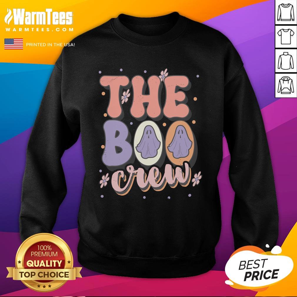 Top The Boo Cew Halloween Ghost Sweatshirt