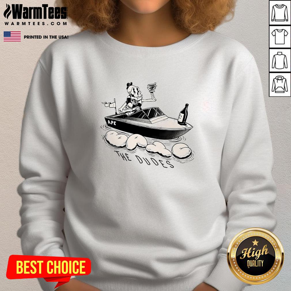 Awesome Booze Cruise Ape Skeleton Sweatshirt