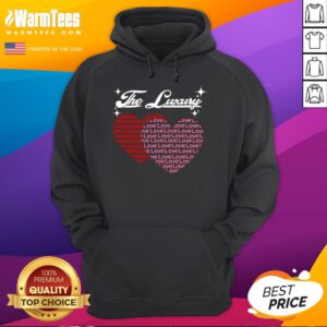 Awesome The Luxury Jacey Love Heart Hoodie