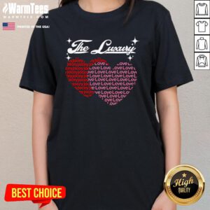 Awesome The Luxury Jacey Love Heart Ladies-Tee