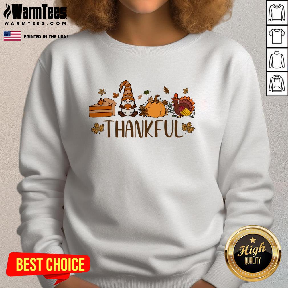 Cute Thankful Gnomes Fall Thanksgiving Sweatshirt
