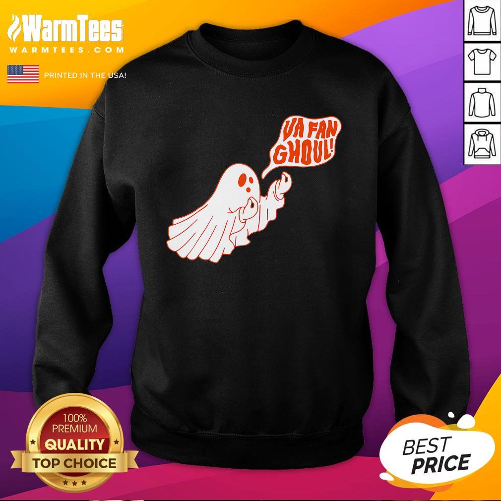 Cute Va Fan Ghoul Halloween Ghost Sweatshirt