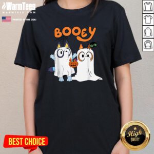 Happy Spooky Season Ghost Booey Halloween Ladies-Tee