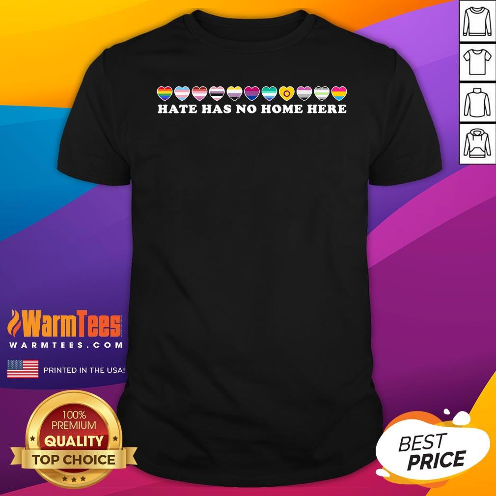 Hot Hate Has No Home Here LGBTQ T-Shirt