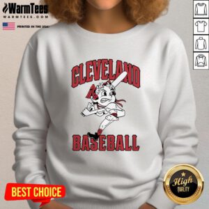 Official Cleveland Baseball Chief Wahoo-Inspired Sweatshirt