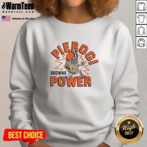 Official Cleveland Browns Pierogi Power Sweatshirt