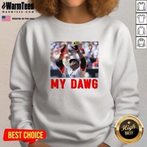 Official Grimace David Ortiz My Dawg Sweatshirt