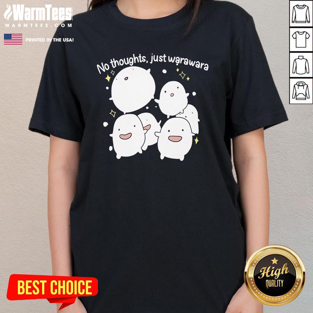 Official The Boy And The Heron No Thoughts Just Warawara Ladies-Tee