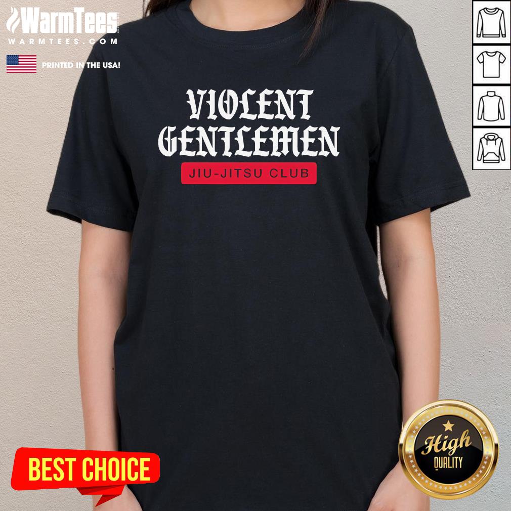 Official Violent Gentlemen Jiu Jitsu Club Control Vintage Ladies-Tee