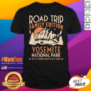 Official Yosemite US National Park Family Road Trip Vacation T-Shirt