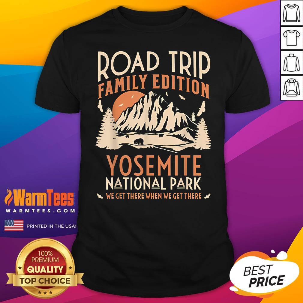 Official Yosemite US National Park Family Road Trip Vacation T-Shirt