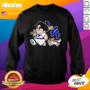 Original Chunky La Baseball Baby 17 Fleece Sweatshirt