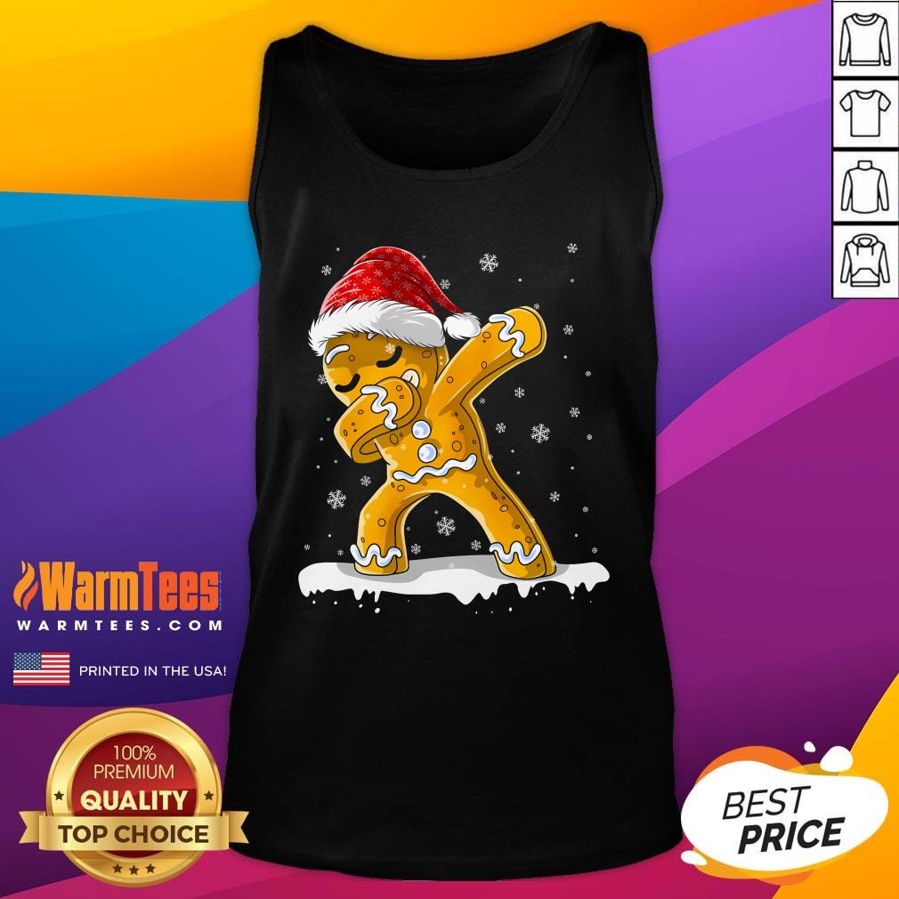 Original Dabbing Gingerbread Man Dab Christmas Biscuit Tank-Top