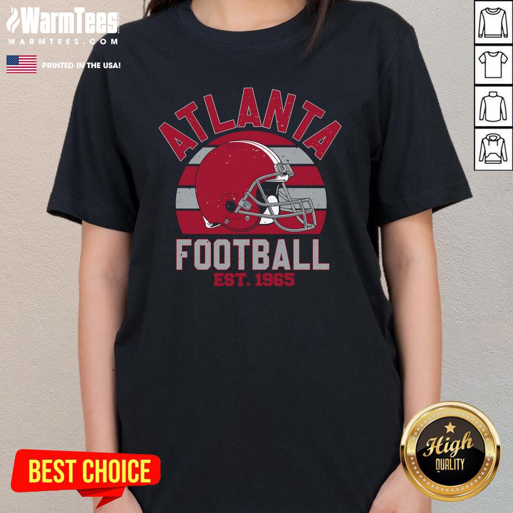 Premium Atlanta Football Est 1965 Team Supporter Ladies-Tee