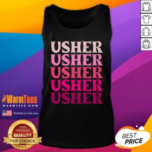 Premium Pretty Usher Name Tank-Top