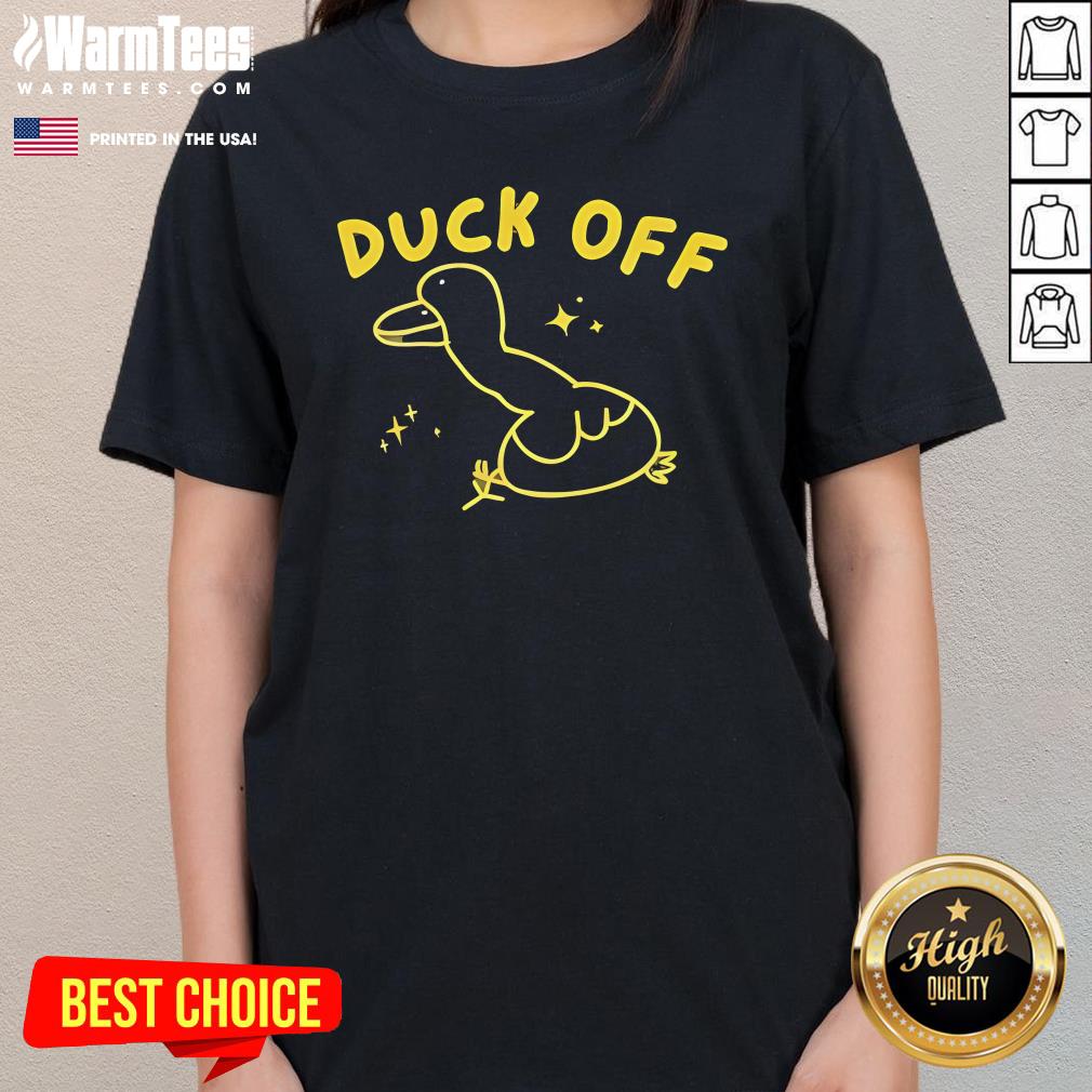 Pretty Duck Off Graphic Ladies-Tee