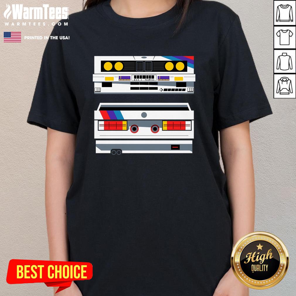 Pretty E Equals Track Retro Ladies-Tee